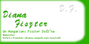 diana fiszter business card